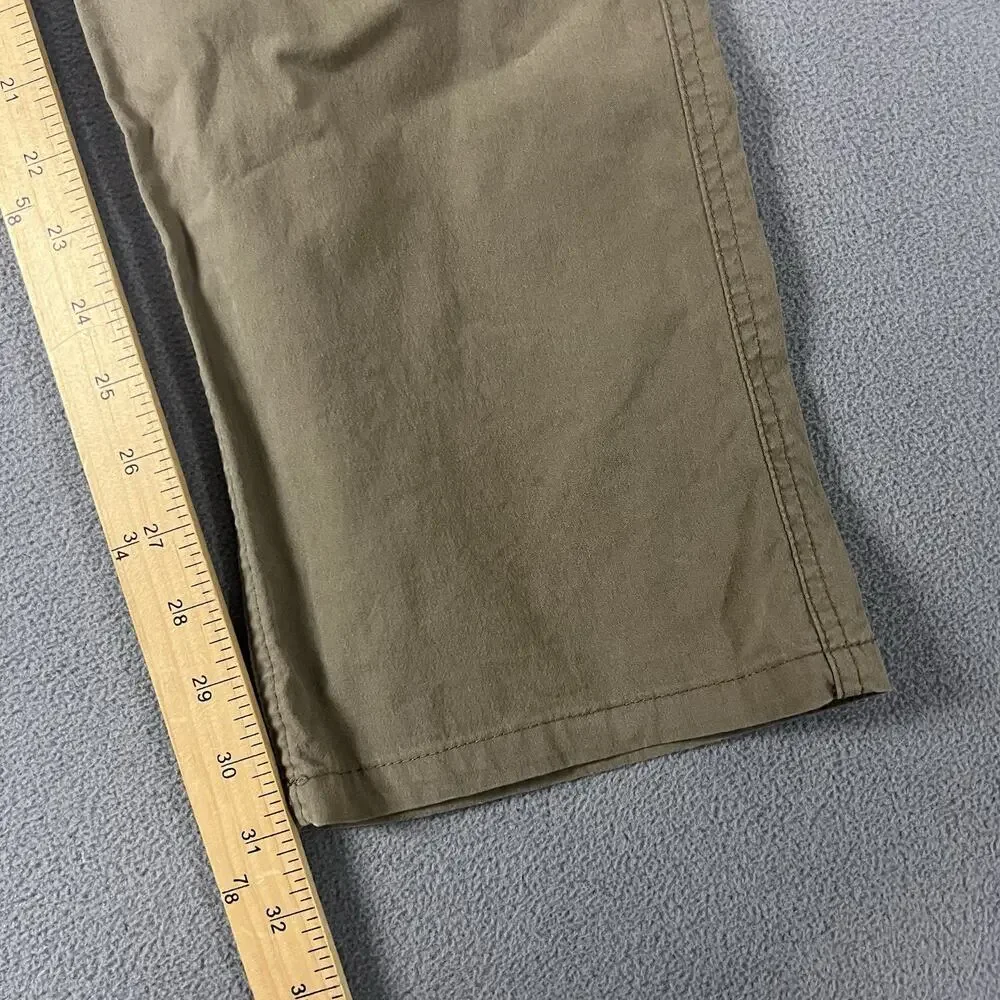 Kuhl Radikl Pants Mens 34X32 Green Cargo Stretch Comfort Hiking Outdoor